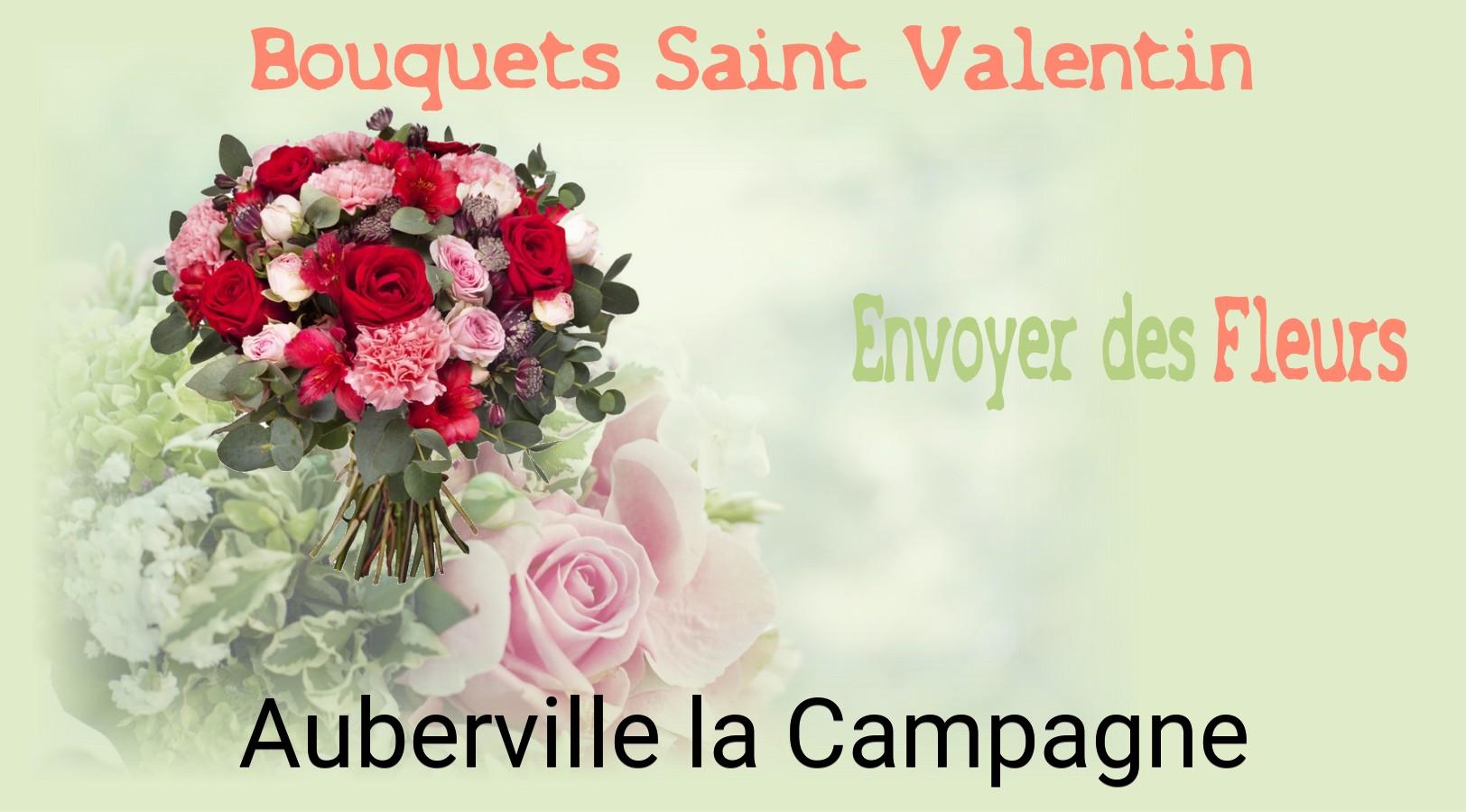 Roses de Saint-Valentin livrées à Auberville-la-Campagne